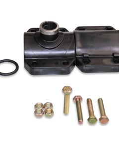 Saddle clamp, PVC, 63 mm - 1/2" IT